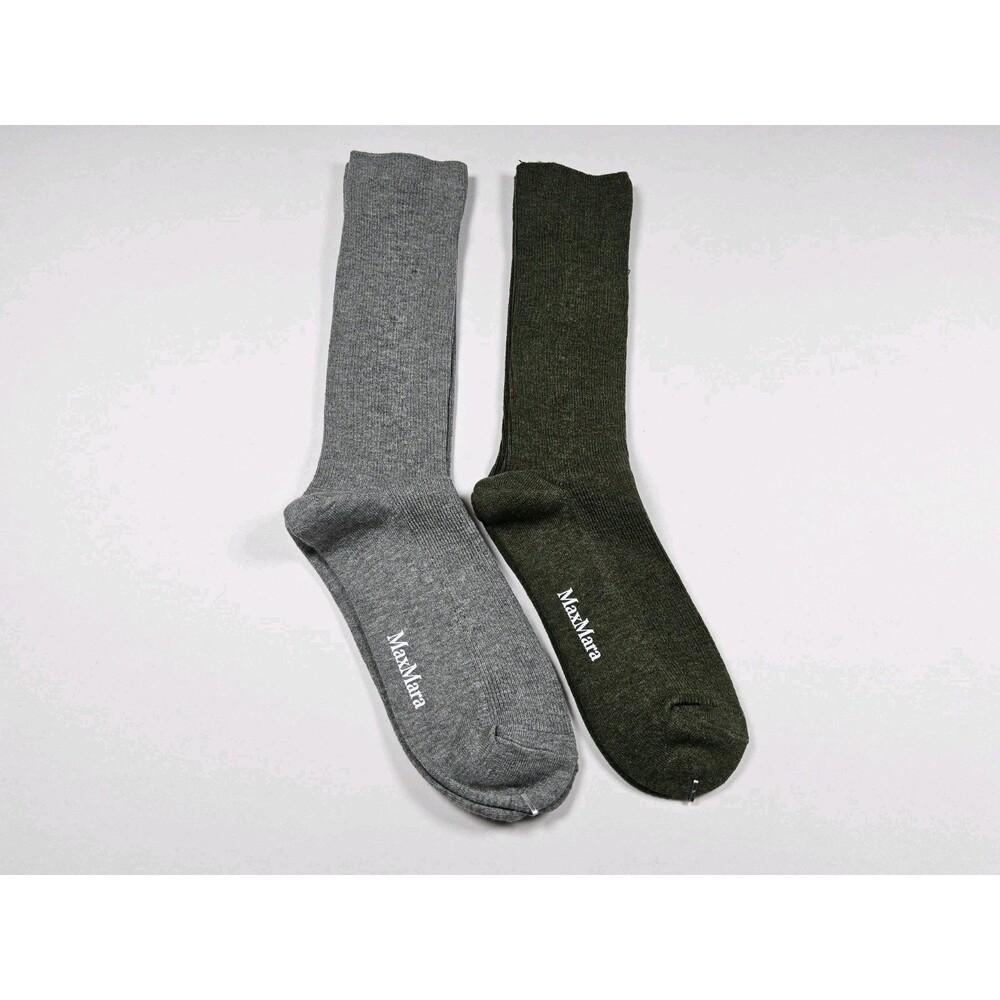 MaxMara Women's Lot Of 2 Pairs Calf Socks One Size